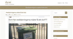 Desktop Screenshot of dy.se